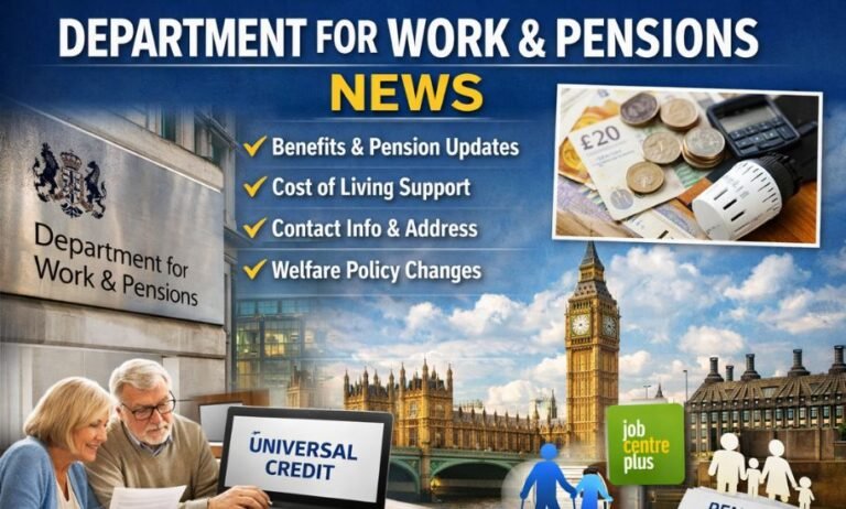 Department for Work and Pensions News