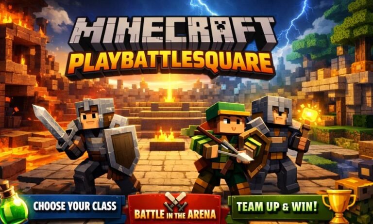 What Is Minecraft PlayBattleSquare? Gameplay, Classes & Tips 2026 Minecraft Playbattlesquare