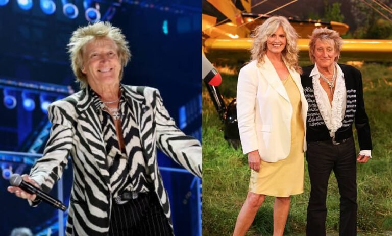 Rod Stewart and Penny Lancaster